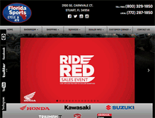 Tablet Screenshot of floridasportscycleandmarine.com